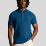 Lyle & Scott Polo's  Grid texture polo shirt - apres navy