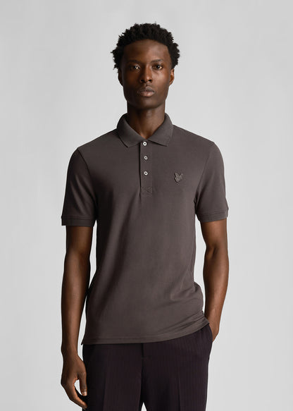 Lyle & Scott Polo's  Tonal eagle polo shirt - gunmetal 