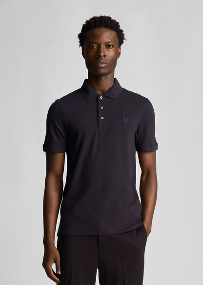 Lyle & Scott Polo's  Tonal eagle polo shirt - dark navy 