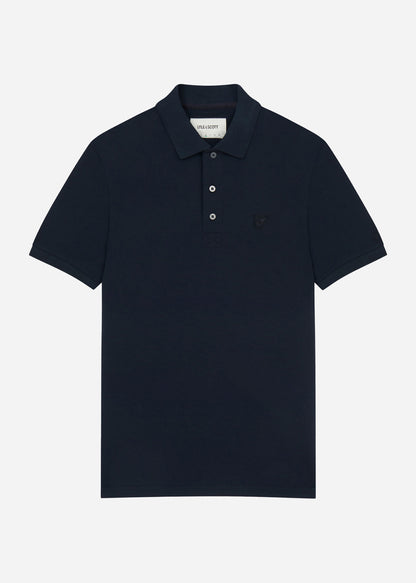 Lyle & Scott Polo's  Tonal eagle polo shirt - dark navy 