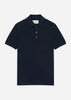 Lyle & Scott Polo's  Tonal eagle polo shirt - dark navy 