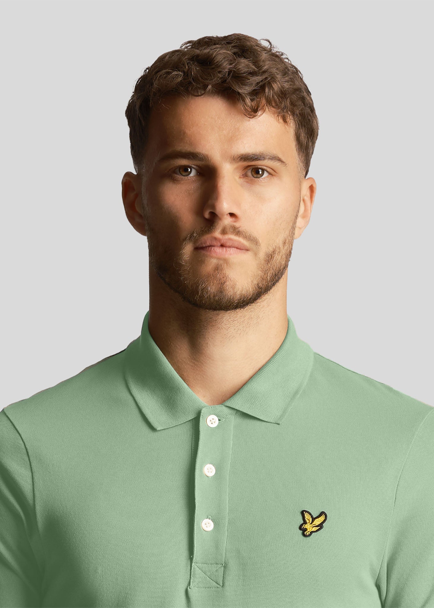 Lyle & Scott Polo's  Plain polo shirt - glencoe green 