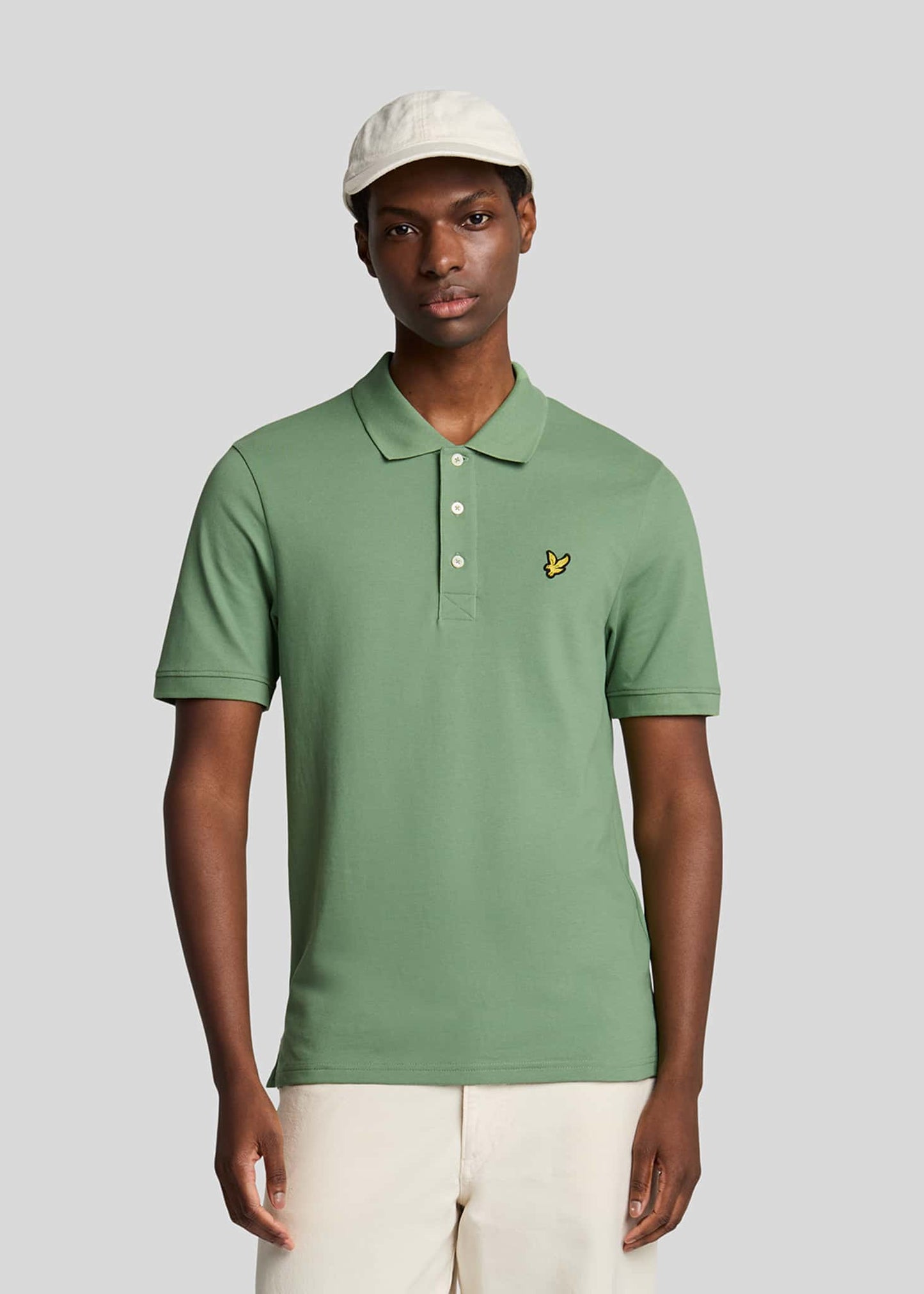 Lyle & Scott Polo's Plain polo - smoke green