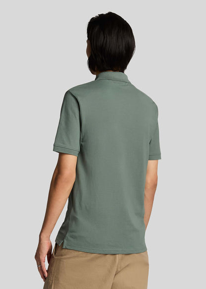 Lyle & Scott Polo's Plain polo shirt - green mercurial