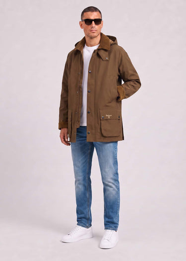 Barbour Jassen Barbour winter ashby waterproof jacket - dark sand