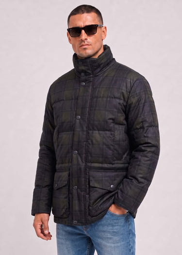 Barbour Jassen Barbour lonnen tartan puffer jacket - shadow classic tartan