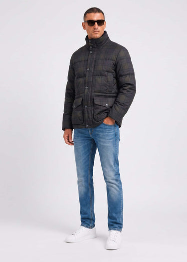 Barbour Jassen Barbour lonnen tartan puffer jacket - shadow classic tartan