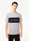 Lacoste T-shirts  Colorblock t-shirt - silver chine black 