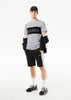 Lacoste T-shirts  Colorblock t-shirt - silver chine black 