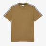 Lacoste T-shirts  Contrast stripe t-shirt - cookie 