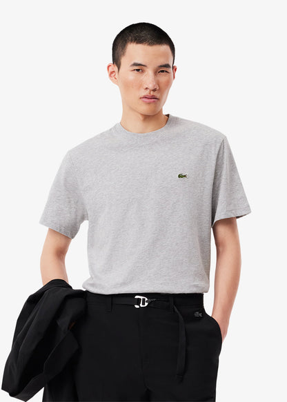 Lacoste T-shirts Cotton t-shirt - silver chine