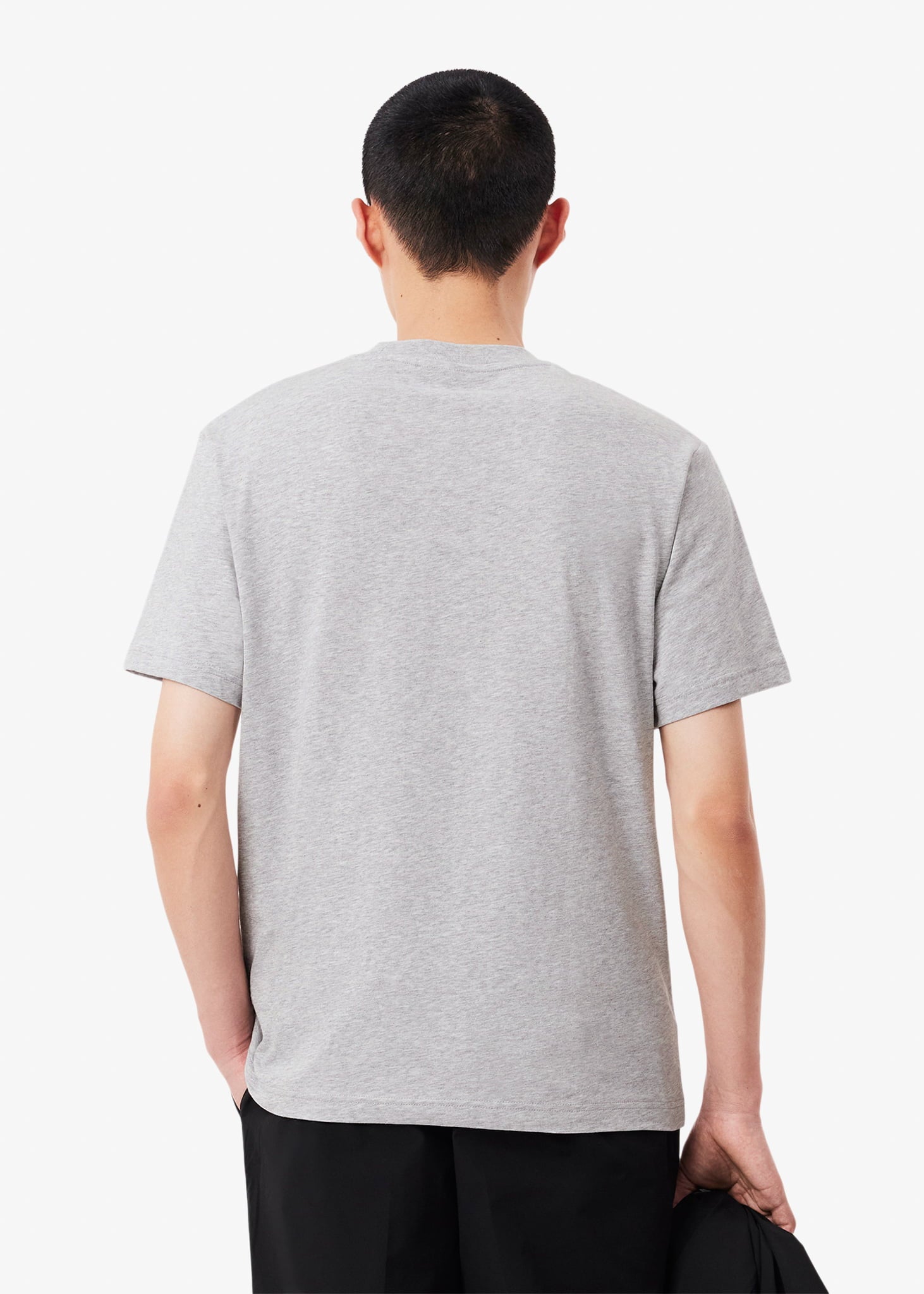 Lacoste T-shirts Cotton t-shirt - silver chine