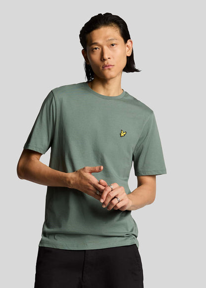 Lyle & Scott T-shirts Plain t-shirt - green mercurial