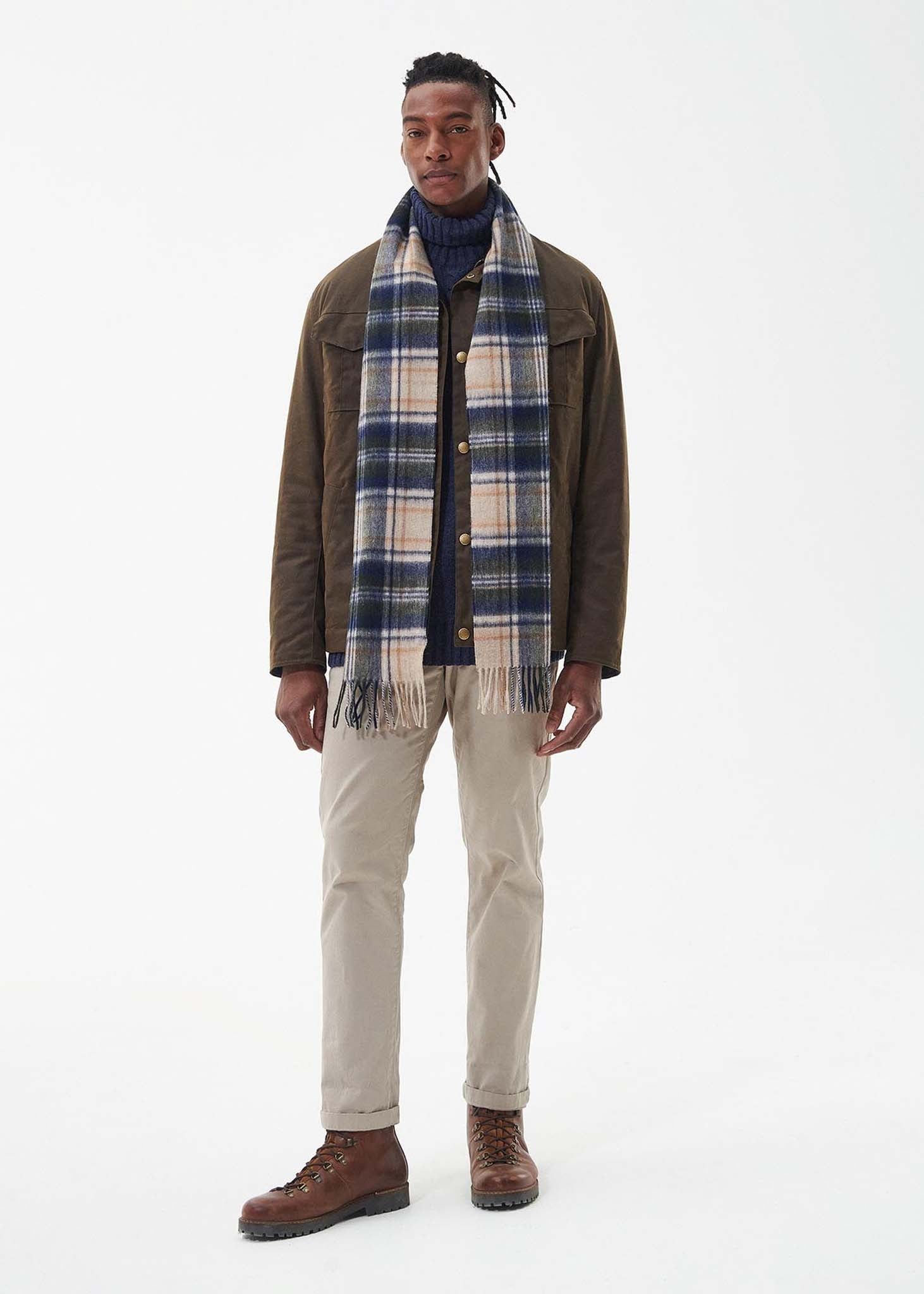 Barbour Sjaals  New check tartan scarf - sand beige plaid 