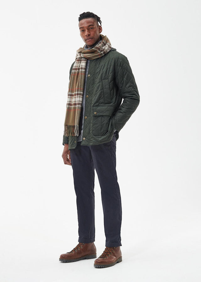Barbour Scarves  Torridon highland plai - olive warm ginger 