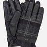 Barbour Handschoenen  Newbrough tartan gloves - black grey 