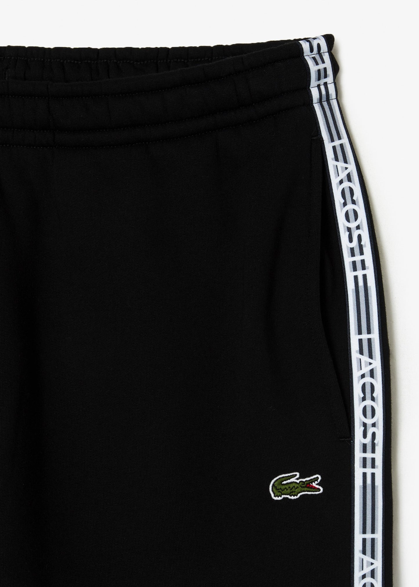 Lacoste Broeken  Contrast stripe tracksuit trousers - black 