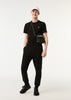 Lacoste Broeken  Contrast stripe tracksuit trousers - black 