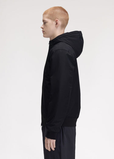 Fred Perry Jassen Hooded brentham jacket - black