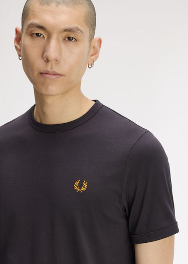 Fred Perry T-shirts Ringer t-shirt - anchor grey