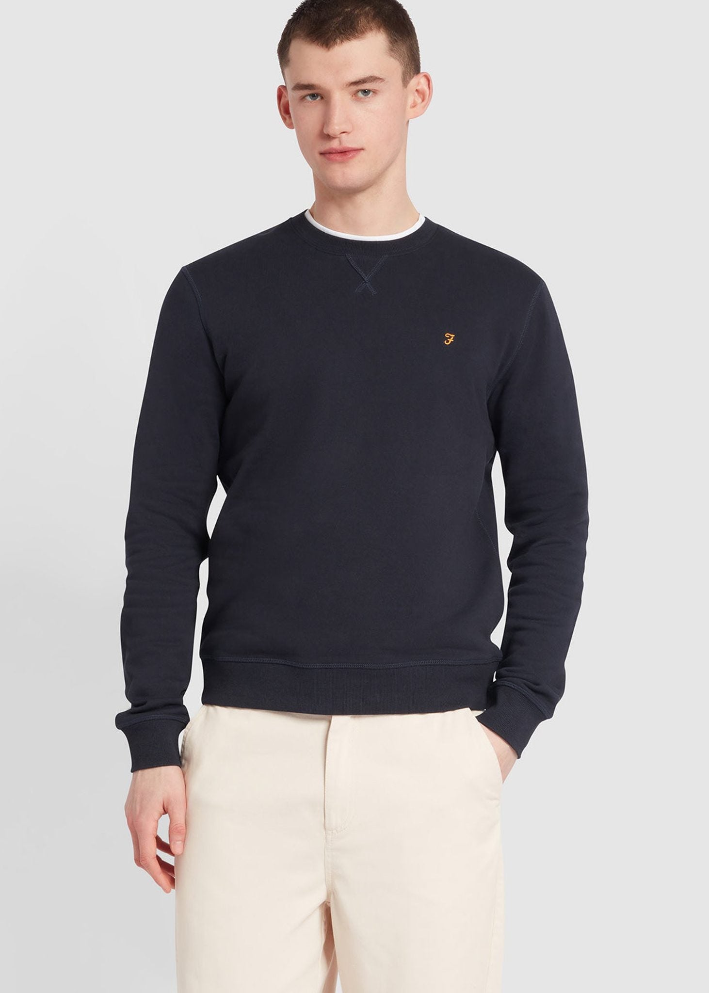 Farah Truien  Sweatshirt tim new crew - true navy 