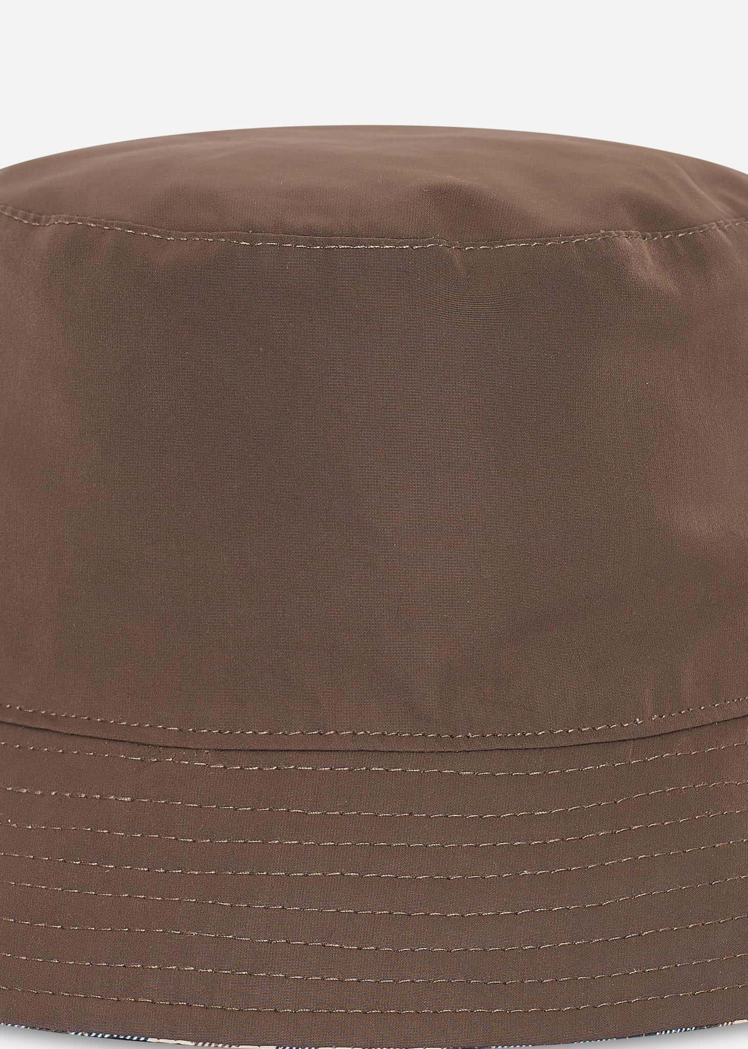 Aquascutum Bucket Hats Hydro active reversible bucket hat - brown