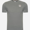 Aquascutum T-shirts Active club check patch t-shirt - grey