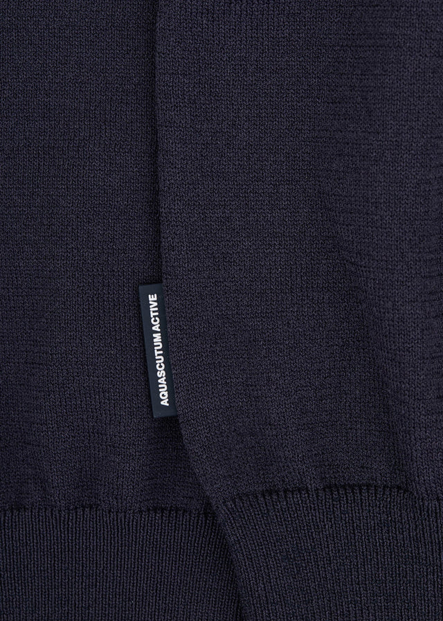 Aquascutum Truien Crewneck tech sweater - navy
