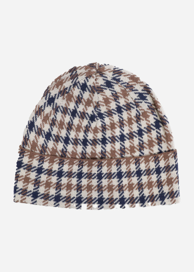 Aquascutum Beanies Club check beanie - club check