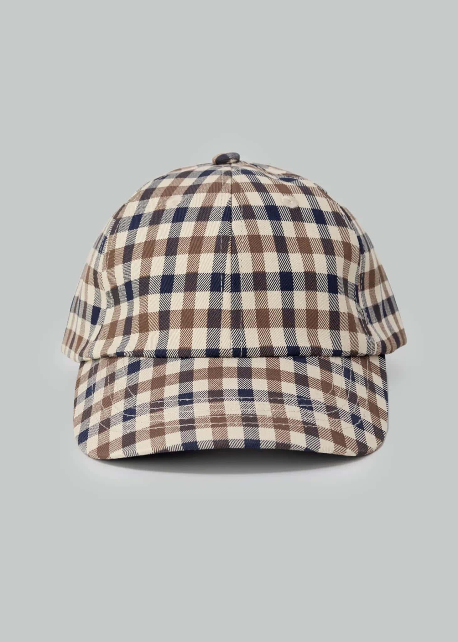 Aquascutum Petten Active iconic baseball cap - club check