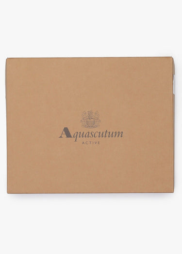Aquascutum Sjaals Wool iconic scarf - red