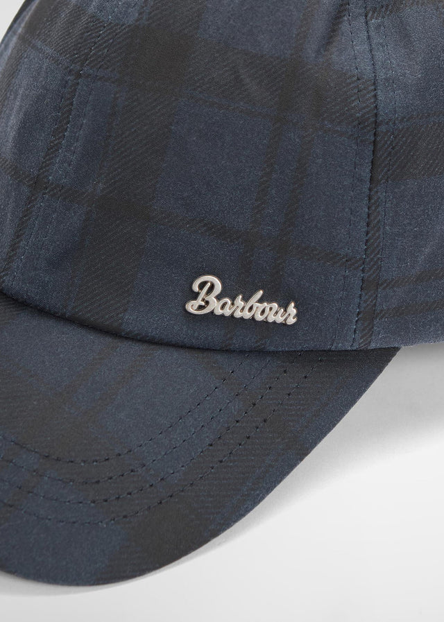 Barbour Petten Barbour ambleside tartan wax cap - navy tartan