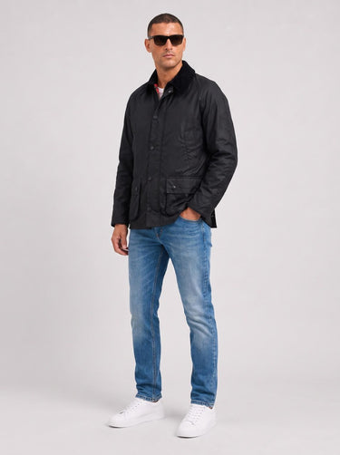 Barbour Jassen Barbour ashby wax jacket - black classic
