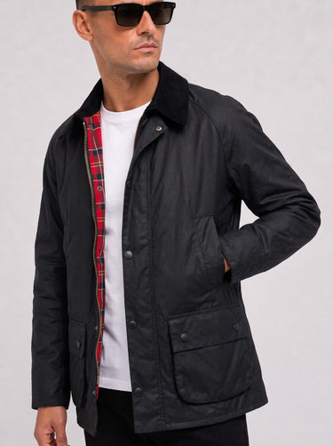 Barbour Jassen Barbour ashby wax jacket - black classic