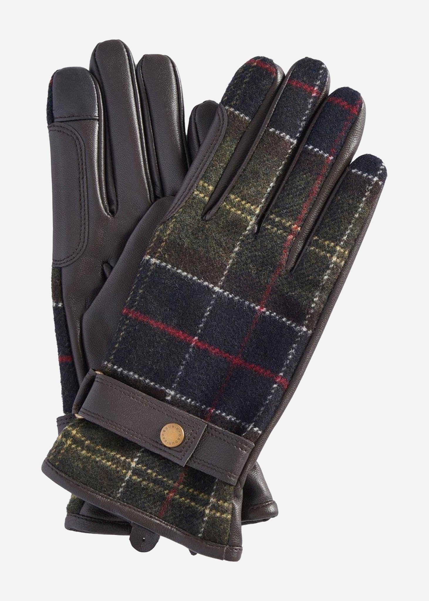 Barbour Handschoenen  Newbrough tartan gloves - classic 