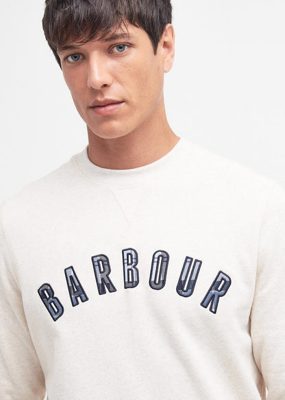 Barbour Truien  Debson crew - white marl 