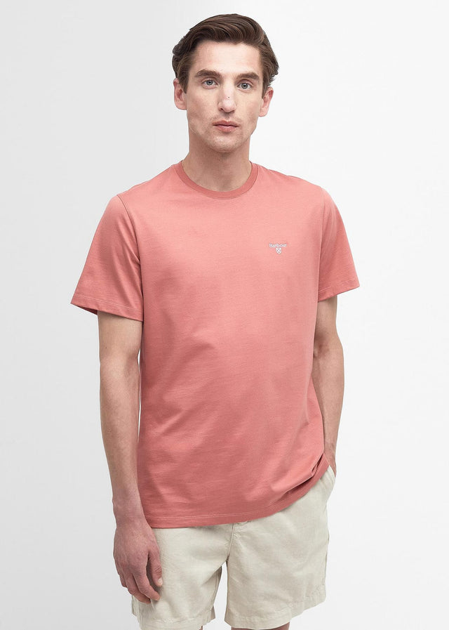 Barbour T-shirts  Essential sports tee - pink clay 