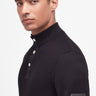 Barbour International Truien  Murrey quarter placket knit - black 