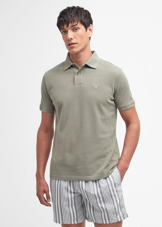 Barbour Polo's  Sports polo - dusty green 
