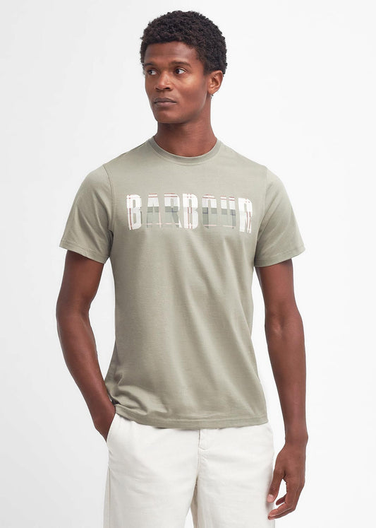 Barbour T-shirts  Thurford tee - dusty green 