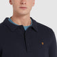 Farah Polo's  Sweater hamlet knit ls polo - true navy 