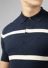 Ben Sherman Polo's  Argyle stripe polo - dark navy 