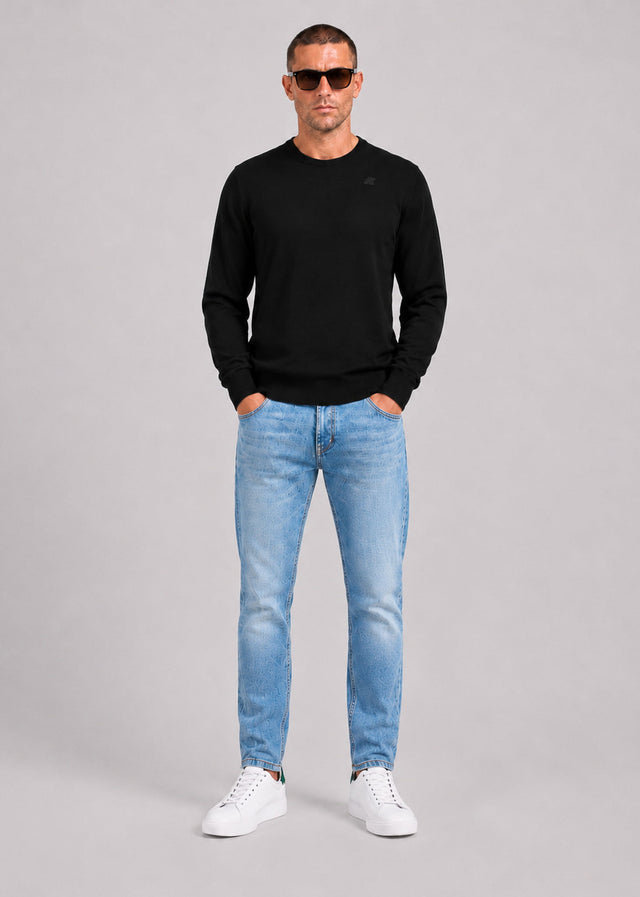 K-Way Truien Sebastien merino - black pure