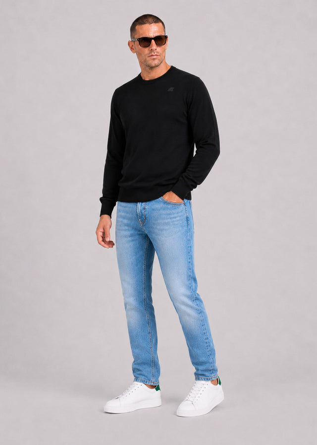 K-Way Truien Sebastien merino - black pure