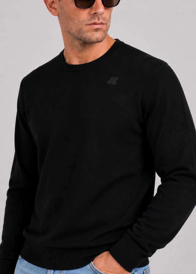 K-Way Truien Sebastien merino - black pure