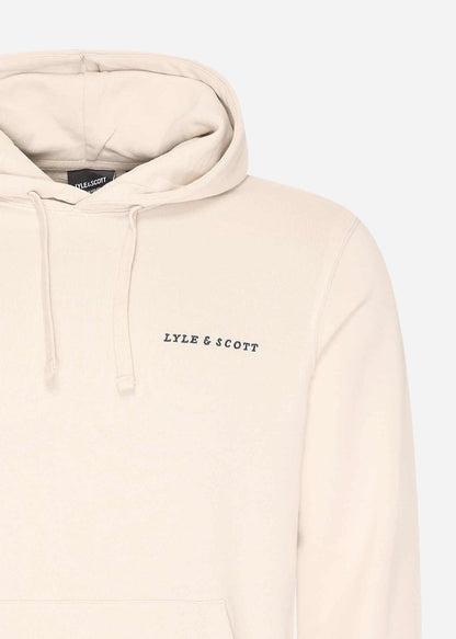 Lyle & Scott Hoodies Loopback embroidered hoodie - cove dark navy