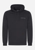 Lyle & Scott Hoodies Loopback embroidered hoodie - jet black white