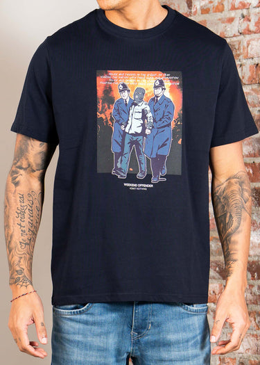 Weekend Offender T-shirts Murvin - navy