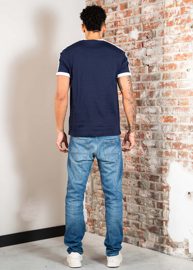 Fred Perry T-shirts Taped ringer t-shirt - carbon blue