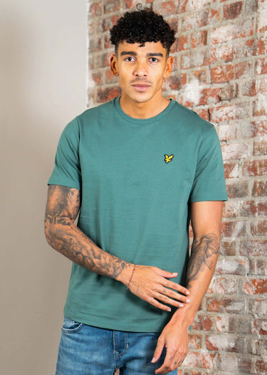 Lyle & Scott T-shirts Plain t-shirt - everglade